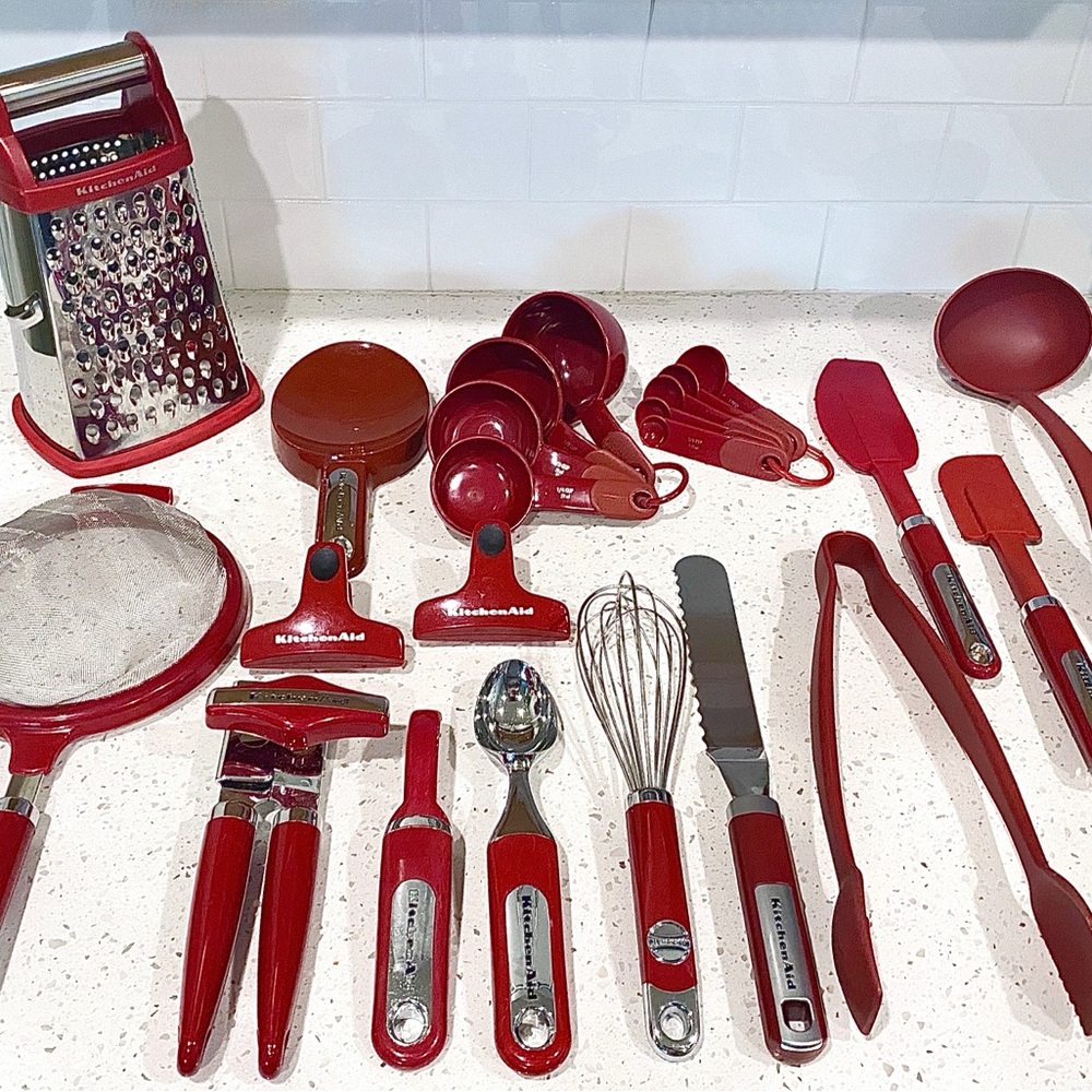 23 Piece Red KitchenAid Set